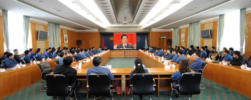 公司认真组织收看胡锦涛同志在中国共产党第十八次全国代表大会上的报告